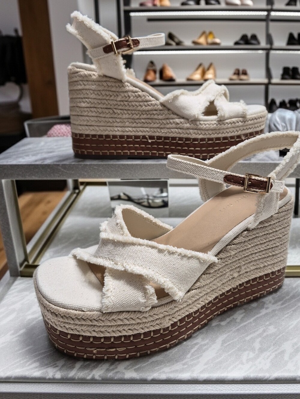 MADDEN GIRL CARLOTTA WEDGE ESPADRILLE SANDALS WOMEN'S SZ 11
